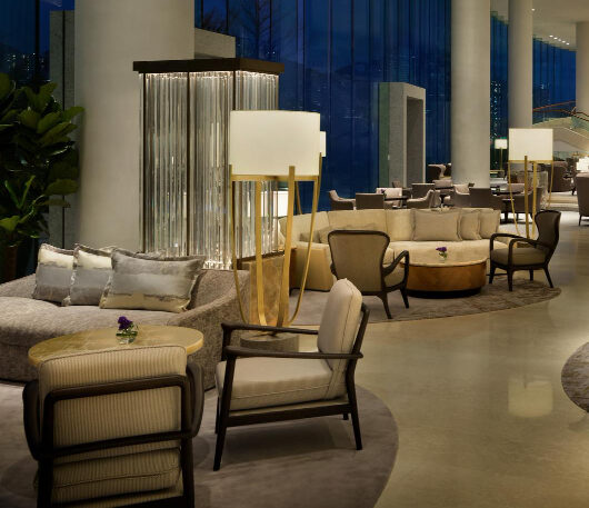 “Front view of Shelton Hotel Gujranwala with modern facade